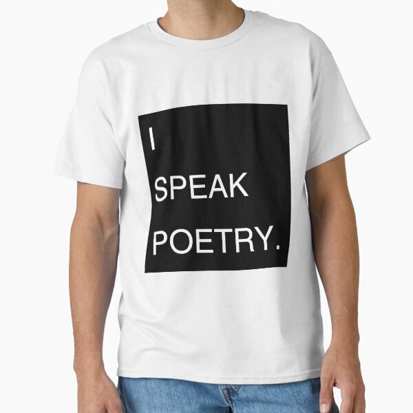 Item preview, I Speak Poetry: MInimalist ttpd style sticker designed and sold by Starving  Artist.