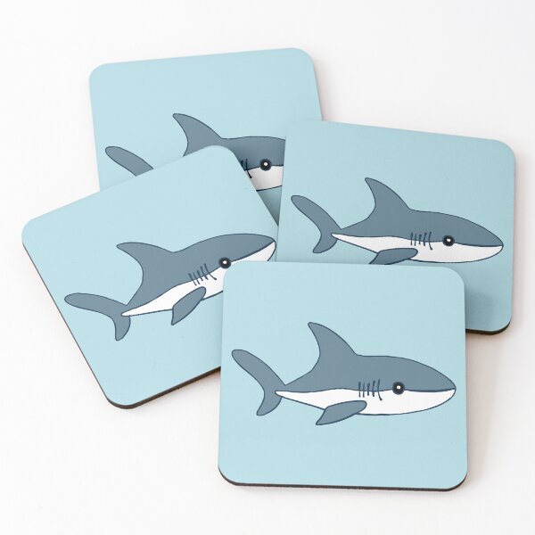 Item preview, Cute illustrated Shark designed and sold by Iko.