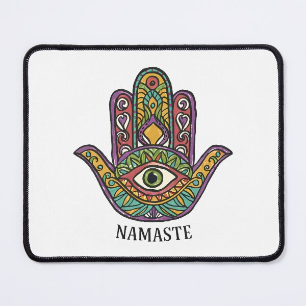 Item preview, Hamsa Hand Namaste designed and sold by ibnkaz.