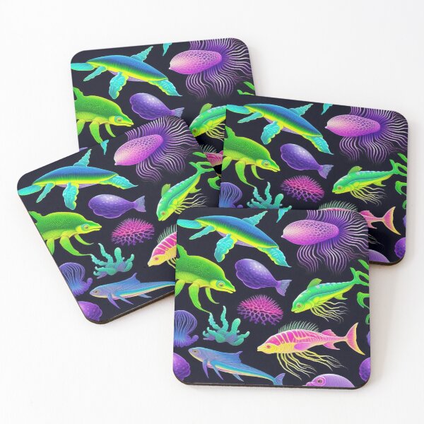Item preview, Glow in the Dark Style Deep Sea Fish Pattern designed and sold by DreamCraze.