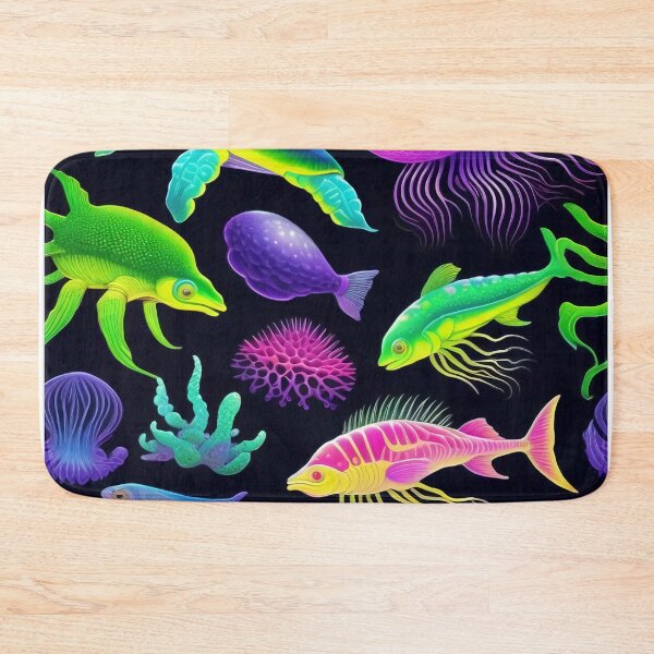 Item preview, Glow in the Dark Style Deep Sea Fish Pattern designed and sold by DreamCraze.