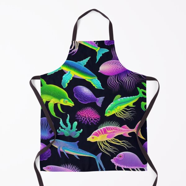 Item preview, Glow in the Dark Style Deep Sea Fish Pattern designed and sold by DreamCraze.