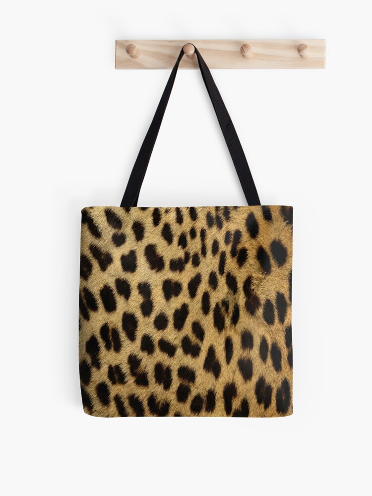 Cheetah fur tote discount bag