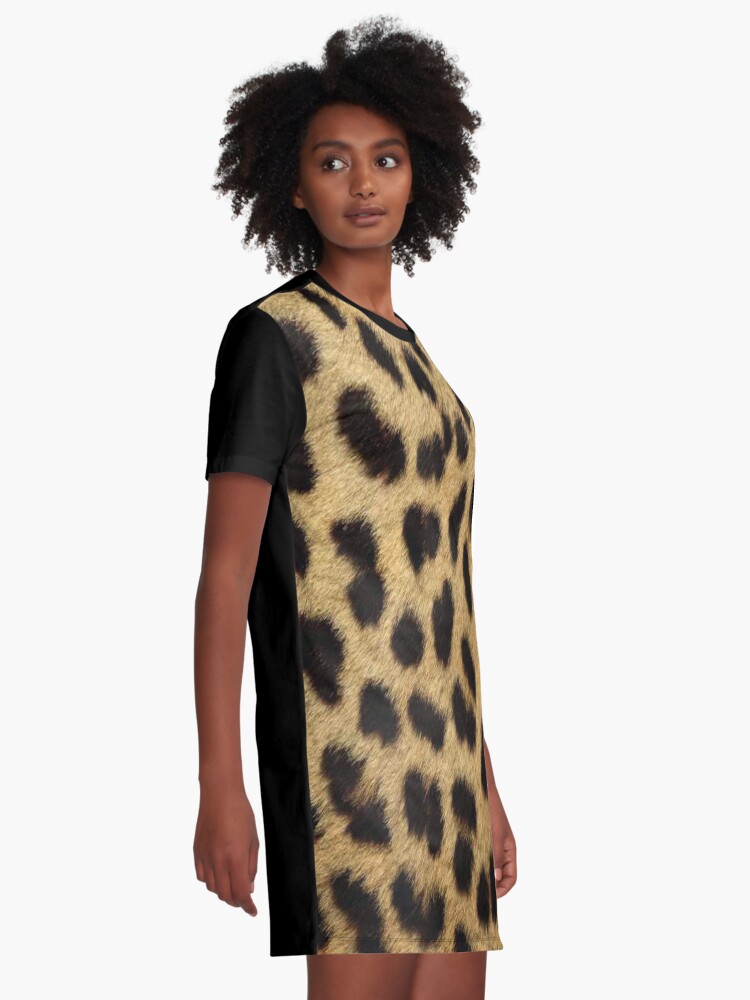 cheetah print t shirt dress