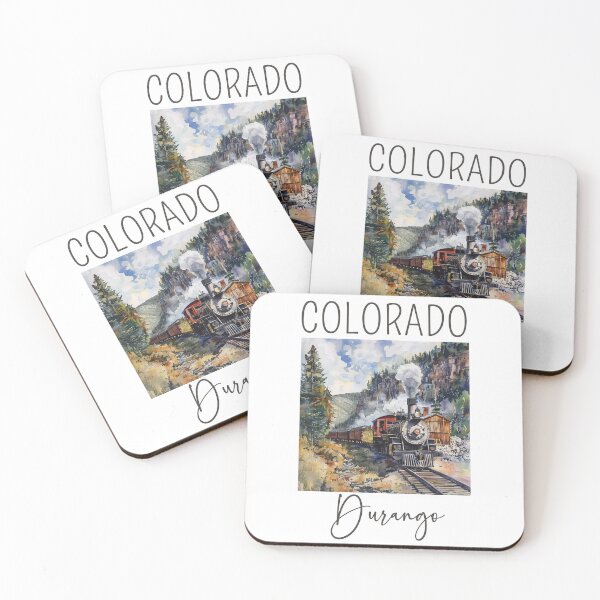 Item preview, A Watercolor Design of Durango and Silverton Railroad - Colorado - US designed and sold by Sketch-Shack.