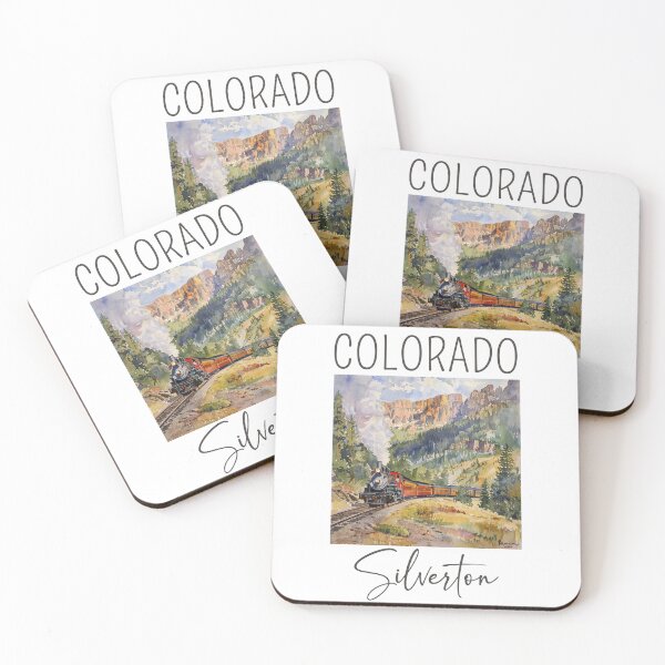 Item preview, A Watercolor Design of Durango and Silverton Railroad - Colorado - US designed and sold by Sketch-Shack.