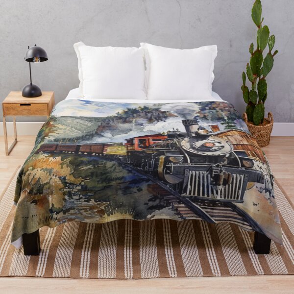 Item preview, A Watercolor Design of Durango and Silverton Railroad - Colorado - US designed and sold by Sketch-Shack.