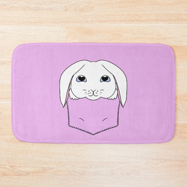 Item preview, Cute White Rabbit in the Pocket designed and sold by HugSomeNettles.