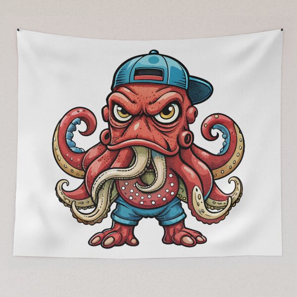 Item preview, angry octopus designed and sold by Arextr.