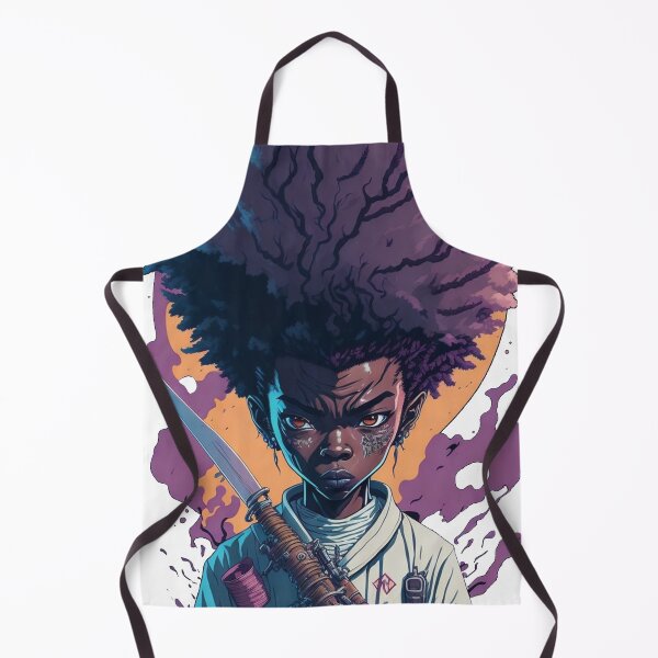 Item preview, Afro Style Samurai designed and sold by TondoMeander.
