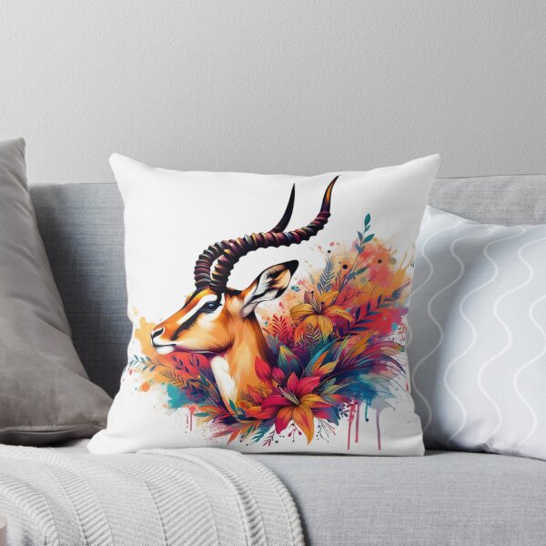 Item preview, A beautiful colorful impala with several leaves around designed and sold by Marcoshop10.