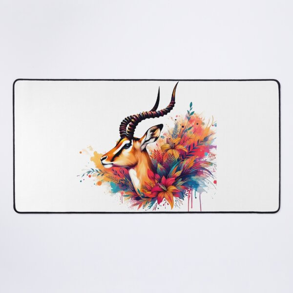 Item preview, A beautiful colorful impala with several leaves around designed and sold by Marcoshop10.