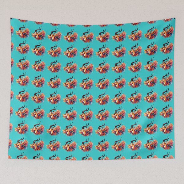 Item preview, A beautiful colorful impala with several leaves around designed and sold by Marcoshop10.