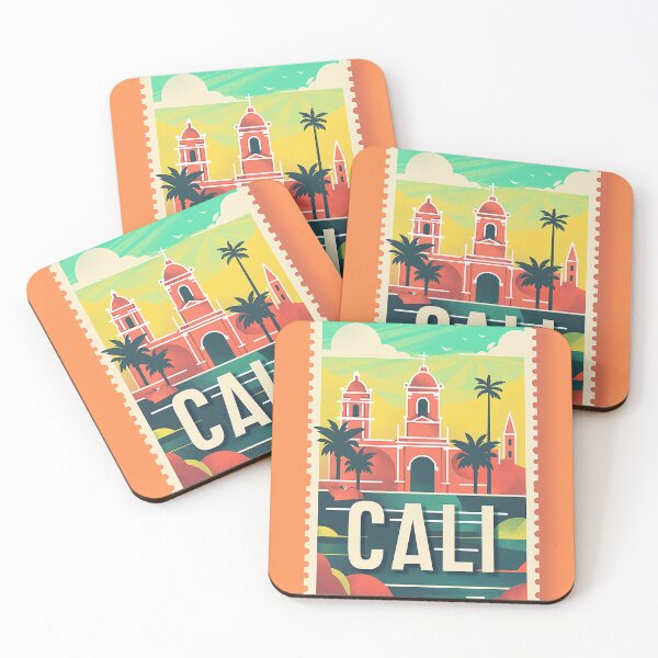 Item preview, Stylized Cali Colombia Travel Art designed and sold by Travel Shop.