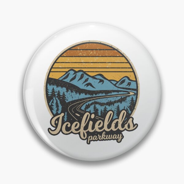 Item preview, Icefields Parkway Alberta Canada Retro designed and sold by Esskay Designs.