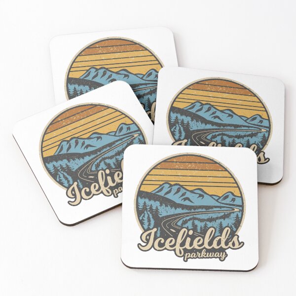 Item preview, Icefields Parkway Alberta Canada Retro designed and sold by Esskay Designs.