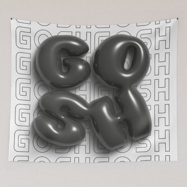 Item preview, GOSH | 3D Illustration designed and sold by AniDragonfly.