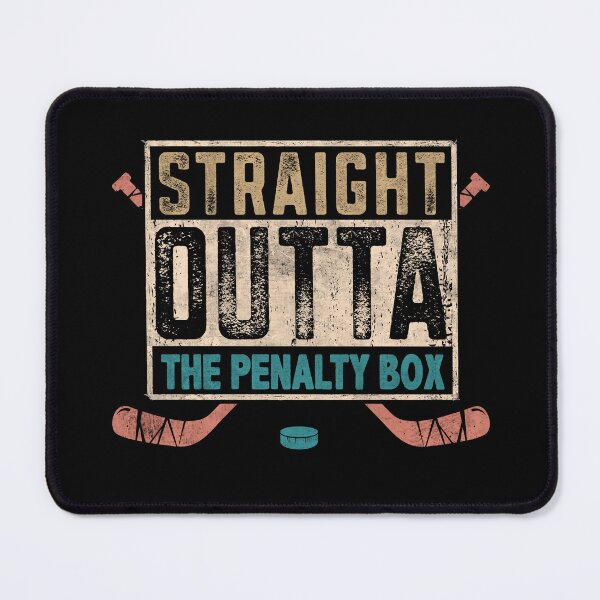 Item preview, Ice Hockey Player Funny Saying Straight Outta The Penalty Box Hokey Gift designed and sold by alenaz.