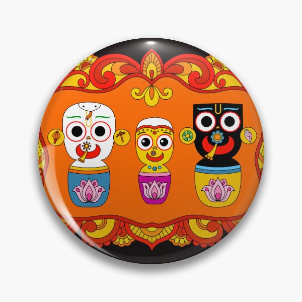 Item preview, Balabhadra Subhadra Jagannath Avatars of Krishna designed and sold by CowCanvas.