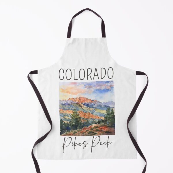 Item preview, A Watercolor Design of Pikes Peak - Colorado Springs - US designed and sold by Sketch-Shack.