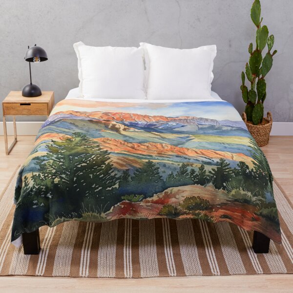Item preview, A Watercolor Design of Pikes Peak - Colorado Springs - US designed and sold by Sketch-Shack.