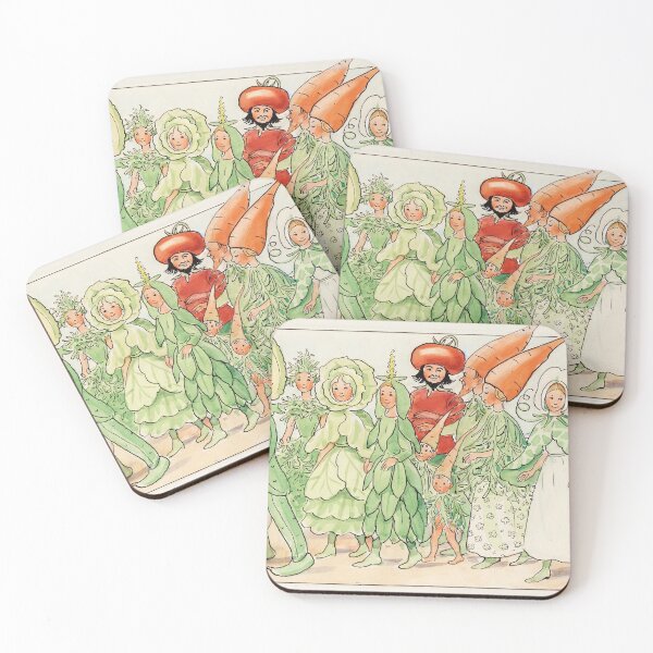 Item preview, Vegetables, The Flowers' Festival (1914) - Elsa Beskow designed and sold by SALON DES ARTS.