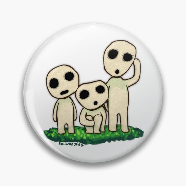 Item preview, Kodama From Princess Mononoke designed and sold by Bolinhojpeg.