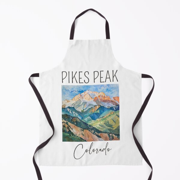 Item preview, A Watercolor Design of Pikes Peak - Colorado Springs - US designed and sold by Sketch-Shack.
