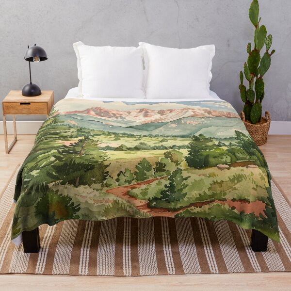 Item preview, A Watercolor Design of Pikes Peak - Colorado Springs - US designed and sold by Sketch-Shack.
