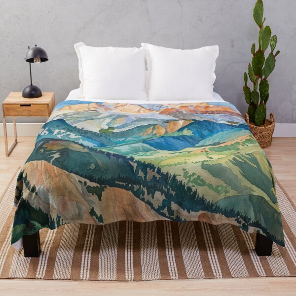 Item preview, A Watercolor Design of Pikes Peak - Colorado Springs - US designed and sold by Sketch-Shack.
