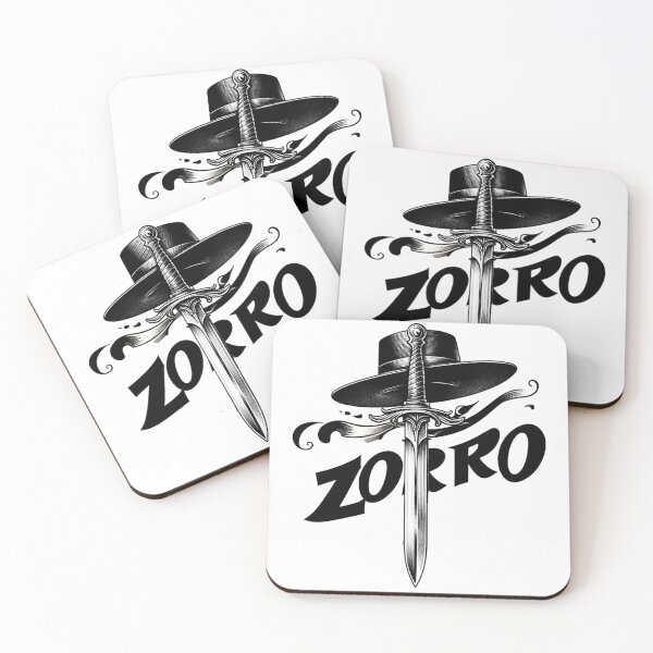 Item preview, The Fox. Don Diego de la Vega. Zorro Fan Art. Gifts for Zorro Fans. designed and sold by LilianPixel.