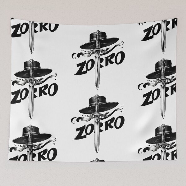 Item preview, The Fox. Don Diego de la Vega. Zorro Fan Art. Gifts for Zorro Fans. designed and sold by LilianPixel.