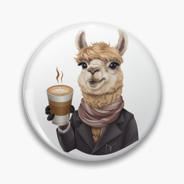 Item preview, Llama Latte designed and sold by Angry Swan Designs.