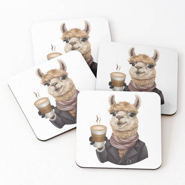 Item preview, Llama Latte designed and sold by Angry Swan Designs.
