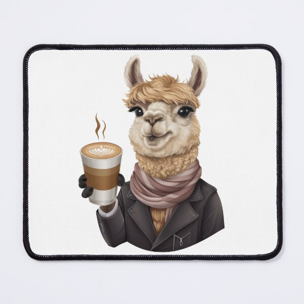 Item preview, Llama Latte designed and sold by Angry Swan Designs.
