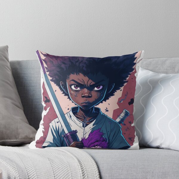 Item preview, The Afro Kid Samurai Splash Art designed and sold by TondoMeander.