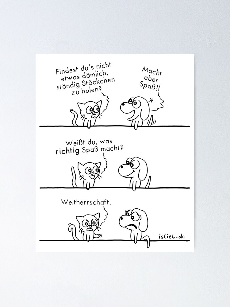 Alternative Ansicht von Spass - islieb-Comic Poster