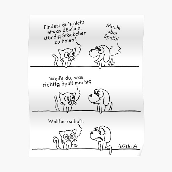 Spass - islieb-Comic Poster
