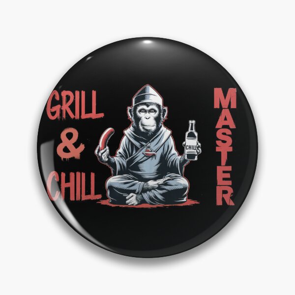 Item preview, Grill And Chill designed and sold by HowMonkeyShop.
