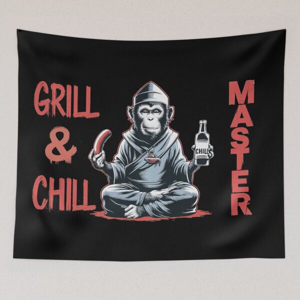 Artikelvorschau, Grillen und Chillen entworfen und verkauft von HowMonkeyShop.