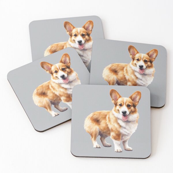 Item preview,  "Cheerful Charm: Corgi Delight" designed and sold by Bohospiritart.