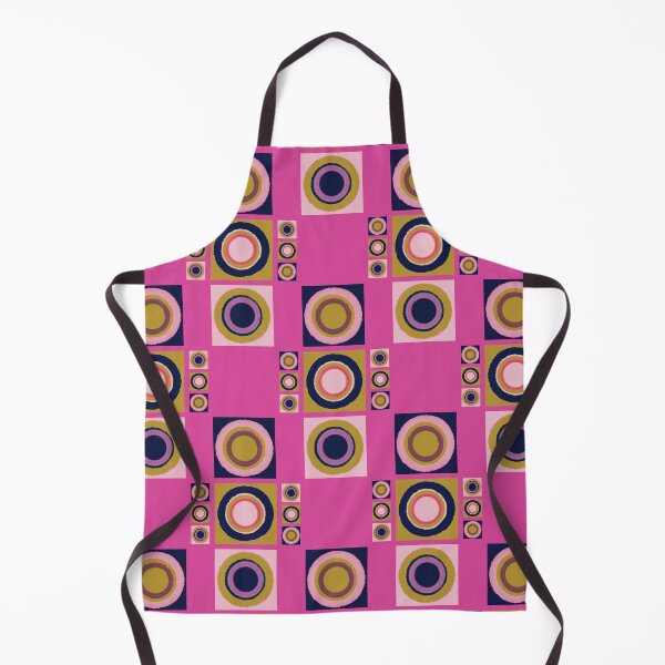 Item preview, Retro Modern Sixties Op Art Abstract Tiles Pattern on Pink designed and sold by scome.