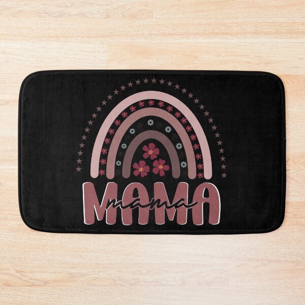 Item preview, MAMA STARS & FLORAL MINIMALIST RAINBOW V.2  | Retro Vintage Mom Quote  designed and sold by CanvasThread.