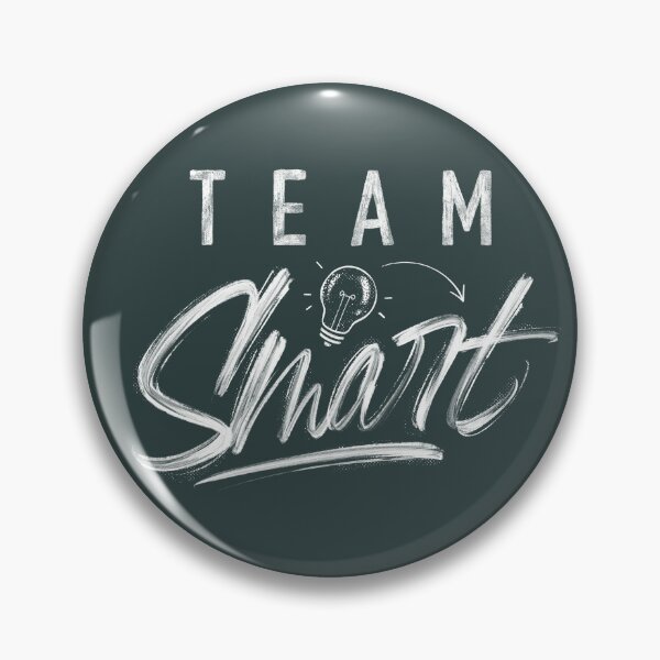 Item preview, Team Smart Textured Hand Lettering designed and sold by JustPawsome.