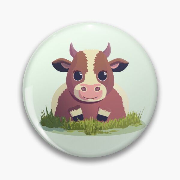 Item preview, Cute Tubby Cow In Grass Patch designed and sold by CharleeGraphics.