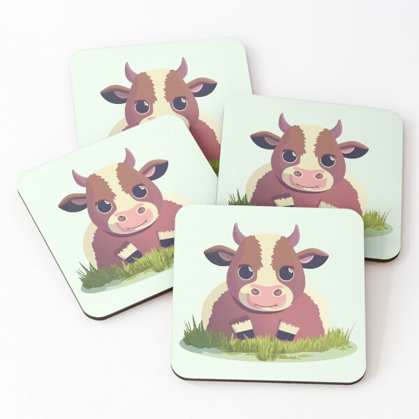 Item preview, Cute Tubby Cow In Grass Patch designed and sold by CharleeGraphics.