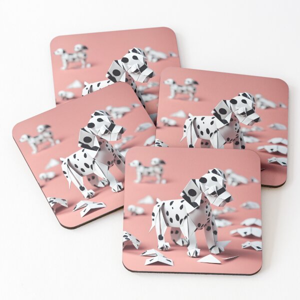 Item preview, Origami Art - Spots of Joy: Dalmatian Puppy Playtime designed and sold by ArtfulFolds.