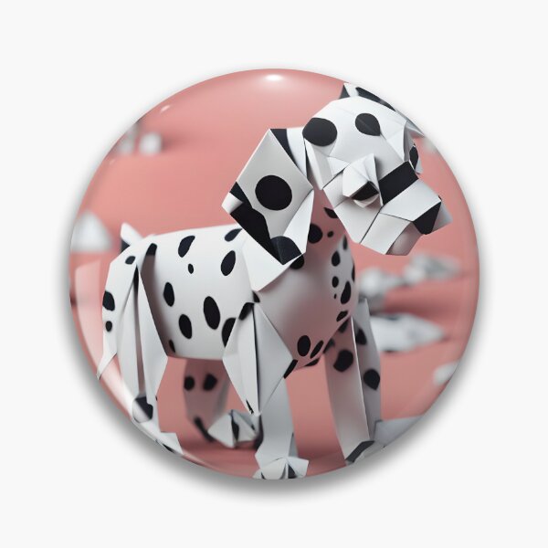 Item preview, Origami Art - Spots of Joy: Dalmatian Puppy Playtime designed and sold by ArtfulFolds.
