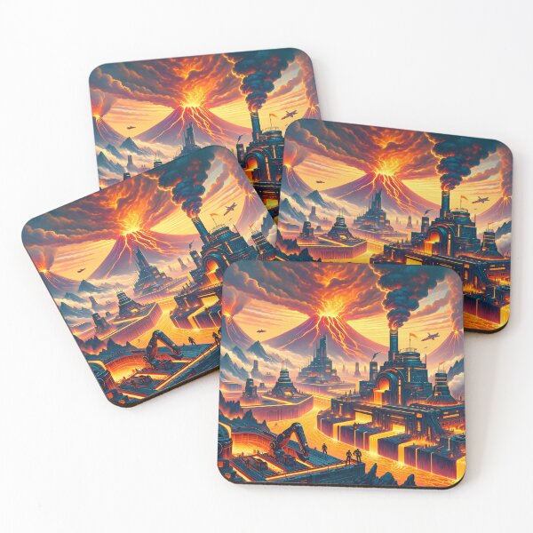 Item preview, Pyrothrax Volcanic Forges designed and sold by LivingArtClips.