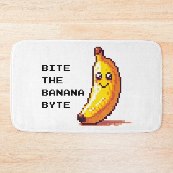 Item preview, Bite the banana byte - pixel art style designed and sold by Funny-Banana.